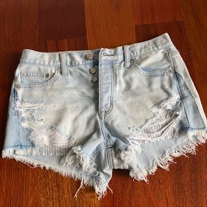 American Eagle Vintage High Rise Festival Shorts